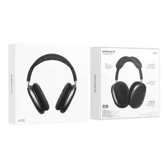 MR4_145000 Навушники бездротові borofone bo22 elegant bt headphones темно, сірий 