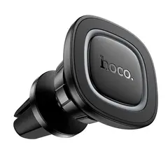 АВТОТРИМАЧ HOCO H72 CROWN MAGNETIC CAR HOLDER (AIR OUTLET), ЧОРНИЙ METAL, СІРИЙ