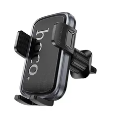 АВТОТРИМАЧ HOCO H78 VISTA PUSH-TYPE CAR HOLDER (AIR OUTLET), ЧОРНИЙ METAL, СІРИЙ