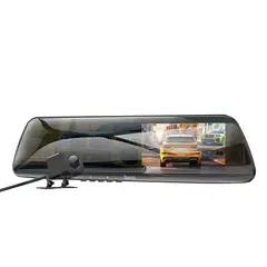 ВІДЕОРЕЄСТРАТОР HOCO DV4 4.5 REARVIEW MIRROR DRIVING RECORDER (DUAL-CHANNEL) IRON, СІРИЙ
