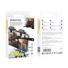 ТРИГЕРИ ІГРОВІ ДЛЯ СМАРТФОНА BOROFONE BG2 SPARTAN MOBILE GAME BUTTON, ЧОРНИЙ