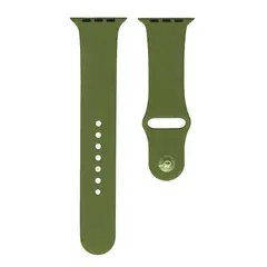 РЕМІНЕЦЬ ДЛЯ APPLE WATCH SILICONE 42, 44MM S (1) ЗЕЛЕНИЙ