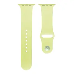 РЕМІНЕЦЬ ДЛЯ APPLE WATCH SILICONE 42, 44MM M (51) MELLOW ЖОВТИЙ