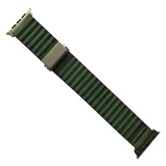 РЕМІНЕЦЬ NYLON OCEAN BAND ДЛЯ APPLE WATCH 38, 40, 41 DARK ЗЕЛЕНИЙ