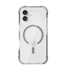 MR4_145498 Чохол rock crystal clear anti-drop magnetic protection case для iphone 17 transparent, чорний 