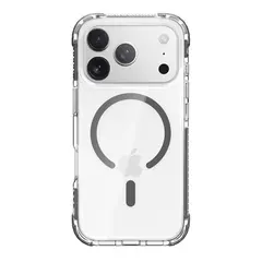 ЧОХОЛ ROCK CRYSTAL CLEAR ANTI-DROP MAGNETIC PROTECTION CASE ДЛЯ IPHONE 17 PRO TRANSPARENT, ЧОРНИЙ