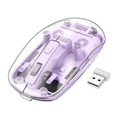 КОМПЮТЕРНА МИШКА HOCO GM29 MYSTERIOUS DUAL-MODE SILENT WIRELESS MOUSE ПУРПУРОВИЙ