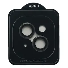 ЗАХИСНЕ СКЛО CAMERA METAL ДЛЯ IPHONE 13, 13 MINI TITANIUM, СІРИЙ
