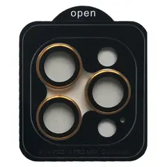 ЗАХИСНЕ СКЛО CAMERA METAL ДЛЯ IPHONE 14 PRO, 14 PRO MAX GOLD