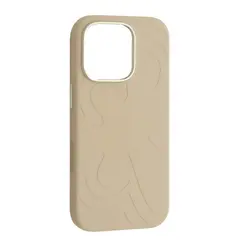 MR4_145859 Чохол flower liquid silicone case magsafe для iphone 16 pro antique, білий 