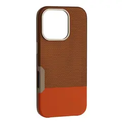 ЧОХОЛ TWO DIFFERENT LEATHER CASE MAGSAFE ДЛЯ IPHONE 15 PRO MAX BROWN