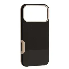 MR4_145821 Чохол two different leather case magsafe для iphone 17 pro max, чорний 
