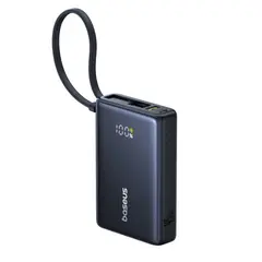 ЗОВНІШНІЙ АКУМУЛЯТОР POWER BANK BASEUS PICOGO DIGITAL DISPLAY POWER BANK 10000MAH 45W, ЧОРНИЙ P10076803123-00