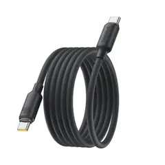 КАБЕЛЬ PD BASEUS FOAMED SILICONE PRO MAGNETIC TIPE-C TO TYPE-C 100W 1M, ЧОРНИЙ E0426D00