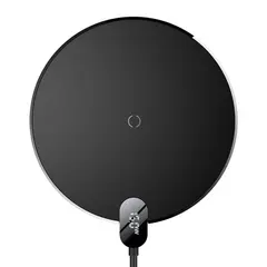 БЕЗДРОТОВИЙ ЗАРЯДНИЙ ПРИСТРІЙ BASEUS DIGITAL LED DISPLAY GEN 2 WIRELESS CHARGER 15W, ЧОРНИЙ CCED000001