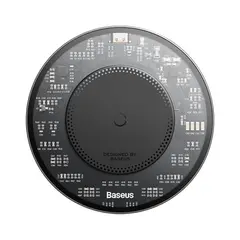 БЕЗДРОТОВИЙ ЗАРЯДНИЙ ПРИСТРІЙ BASEUS SIMPLE 2 WIRELESS CHARGER 15W, ЧОРНИЙ CCJJ050001