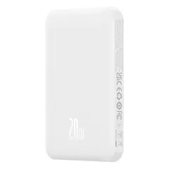 MR4_145704 Зовнішній акумулятор power bank baseus magnetic mini wireless fast charge 5 000mah 20w, білий p10022107223-00 