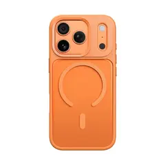 ЧОХОЛ ROCK GUARD TRANSPARENT MAGNETIC (ANTI-DROP LENS PROTECTION) ДЛЯ IPHONE 17 PRO MAX ПОМАРАНЧЕВИЙ