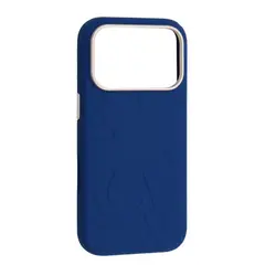 MR4_145903 Чохол flower liquid silicone case magsafe для iphone 17 pro max quiet синій 