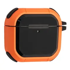 ЧОХОЛ ДЛЯ AIRPODS 4 BODYGUARD CASE, ЧОРНИЙ ПОМАРАНЧЕВИЙ