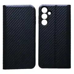 ЧЕХОЛ-КНИЖКА CARBONE ДЛЯ SAMSUNG A16 4G, 5G (A165) DARK СИНІЙ