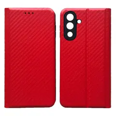 ЧЕХОЛ-КНИЖКА CARBONE ДЛЯ SAMSUNG A17 4G, 5G ЧЕРВОНИЙ