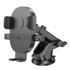 АВТОТРИМАЧ HOCO H19 MIGHTY ONE-BUTTON CAR HOLDER (CENTER CONSOLE), ЧОРНИЙ