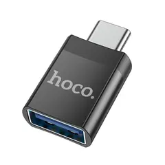 ПЕРЕХІДНИК HOCO UA17 TYPE-C MALE TO USB FEMALE USB3.0 ADAPTER, ЧОРНИЙ