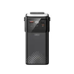 MR4_146252 Зовнішній акумулятор power bank xo pr285 pd20w+qc22.5w four cables, lightning 30000mah, чорний XO