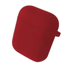 MR4_146300 Чохол для airpods 1, 2 silicone case, microfiber червоний 