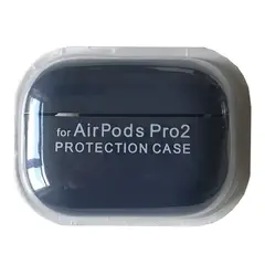 MR4_146308 Чохол для airpods pro 2 silicone case, microfiber midnight синій 