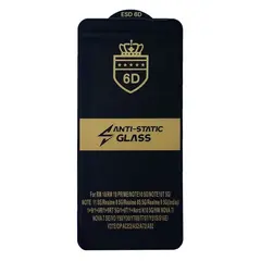 ЗАХИСНЕ СКЛО 6D ANTI-STATIC ДЛЯ OPPO A52, A72, ЧОРНИЙ (ТЕХ. ПАК)