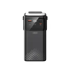 ЗОВНІШНІ АКУМУЛЯТОРИ POWER BANK XO PR285 PD20W+QC22.5W FOUR CABLES + LIGHTING 30000MAH, ЧОРНИЙ