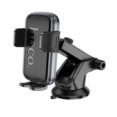 АВТОТРИМАЧ HOCO H79 VISTA PUSH-TYPE CAR HOLDER (CENTER CONSOLE), ЧОРНИЙ METAL, СІРИЙ