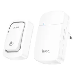 БЕЗПРОВІДНИЙ ДЗВІНОК HOCO HI26 SELF-POWERED WIRELESS DOORBELL (EU), БІЛИЙ