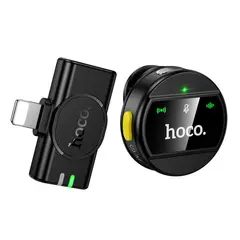 МІКРОФОН HOCO L21 CHARM WIRELESS MICROPHONE IP, ЧОРНИЙ