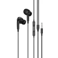 MR4_146705 Навушники дротові hoco m101 pro crystal sound wire-controlled earphones with mic., чорний 