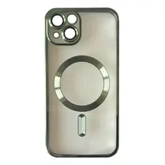 MR4_146976 Чохол shining camera magsafe для iphone 15 plus dark зелений 