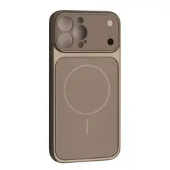 MR4_146771 Чохол new ag glass magsafe case для iphone 13 pro, сірий 