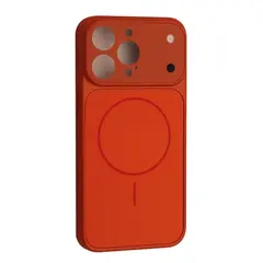 MR4_146798 Чохол new ag glass magsafe case для iphone 15 pro помаранчевий 