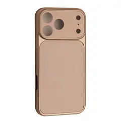 MR4_146818 Чохол new ag glass magsafe case для iphone 17 pro gold 