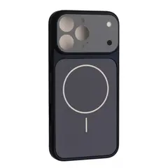 MR4_146815 Чохол new ag glass magsafe case для iphone 16 pro max синій 
