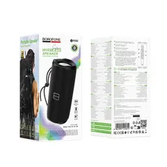 АКУСТИЧНА СИСТЕМА BOROFONE BR100 JOY SPORTS BT SPEAKER, ЧОРНИЙ