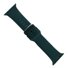 РЕМІНЕЦЬ ДЛЯ APPLE WATCH SILICONE METAL CLAPS 42, 44, 45, 46, 49MM PINE ЗЕЛЕНИЙ
