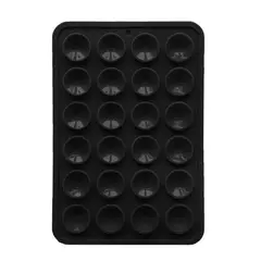 ТРИМАЧ-ПРИСОСКА ЛІППЕР ДЛЯ ТЕЛЕФОНУ ПРЯМОКУТНИЙ 75MM X 50MM, ЧОРНИЙ
