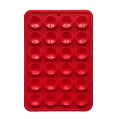 ТРИМАЧ-ПРИСОСКА ЛІППЕР ДЛЯ ТЕЛЕФОНУ ПРЯМОКУТНИЙ 75MM X 50MM ЧЕРВОНИЙ