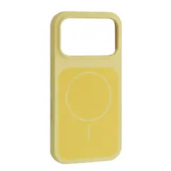 ЧОХОЛ NEW SILICONE CASE MAGSAFE ДЛЯ IPHONE 17 PRO MILK ЖОВТИЙ