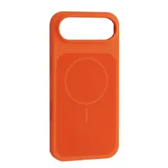 MR4_147408 Чохол new silicone case magsafe для iphone 17 air hermes помаранчевий 
