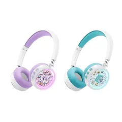 НАВУШНИКИ НАКЛАДНІ XO BE57 COLORFUL ELF KIDS WIRELESS HEADPHONES ФІОЛЕТОВІ