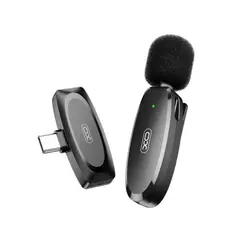 МІКРОФОН XO MKFO8A TYPE-C WIRELESS COLLARCLIP MICROPHONE, ЧОРНИЙ